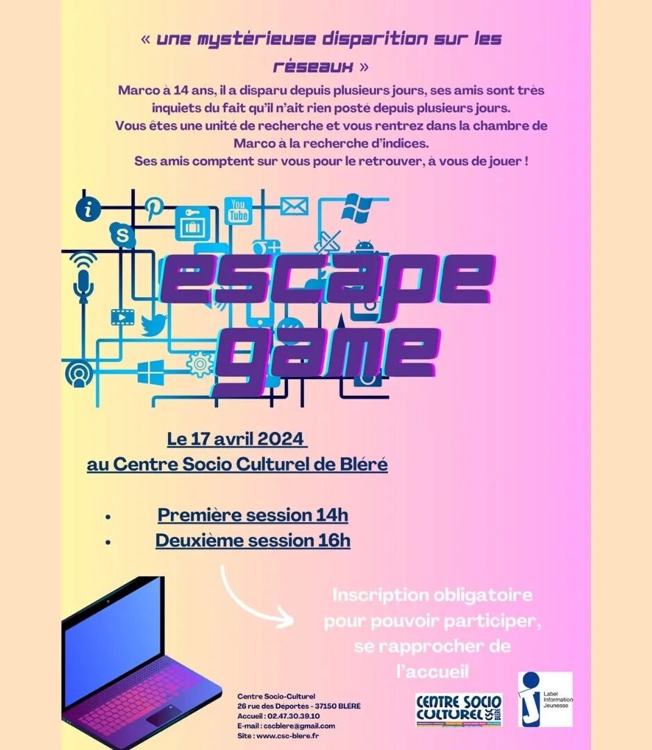 Escape Game – 17 avril